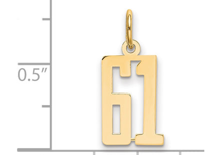 14k Yellow Gold Jewelry Style LES61 - Classique Jewelry Inc.