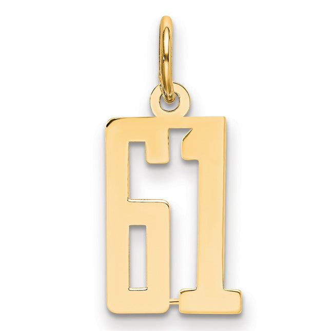 14k Yellow Gold Jewelry Style LES61 - Classique Jewelry Inc.