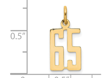 14k Yellow Gold Jewelry Style LES65 - Classique Jewelry Inc.