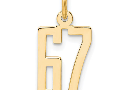 14k Yellow Gold Jewelry Style LES67 - Classique Jewelry Inc.