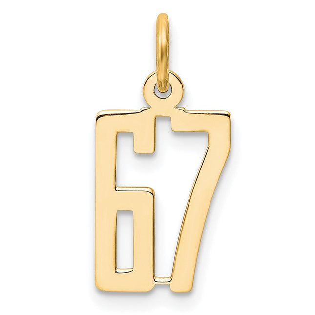 14k Yellow Gold Jewelry Style LES67 - Classique Jewelry Inc.