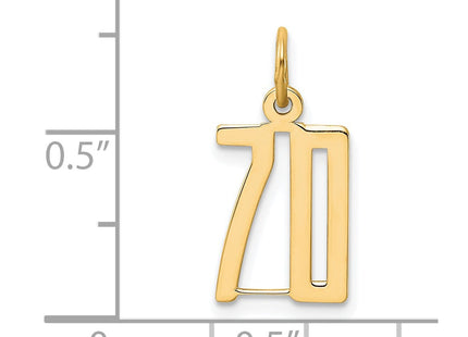 14k Yellow Gold Jewelry Style LES70 - Classique Jewelry Inc.