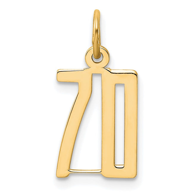 14k Yellow Gold Jewelry Style LES70 - Classique Jewelry Inc.