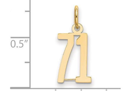 14k Yellow Gold Jewelry Style LES71 - Classique Jewelry Inc.