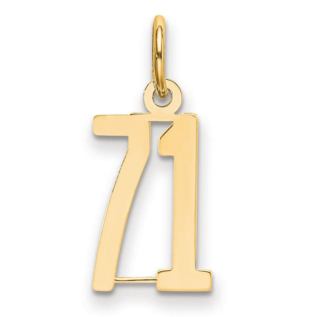 14k Yellow Gold Jewelry Style LES71 - Classique Jewelry Inc.