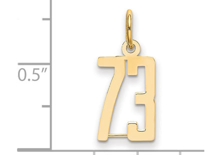 14k Yellow Gold Jewelry Style LES73 - Classique Jewelry Inc.