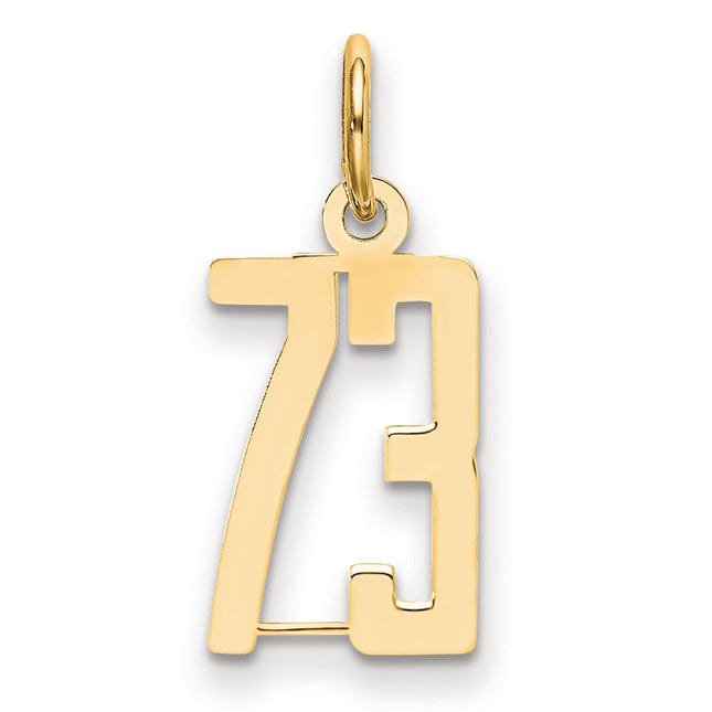 14k Yellow Gold Jewelry Style LES73 - Classique Jewelry Inc.