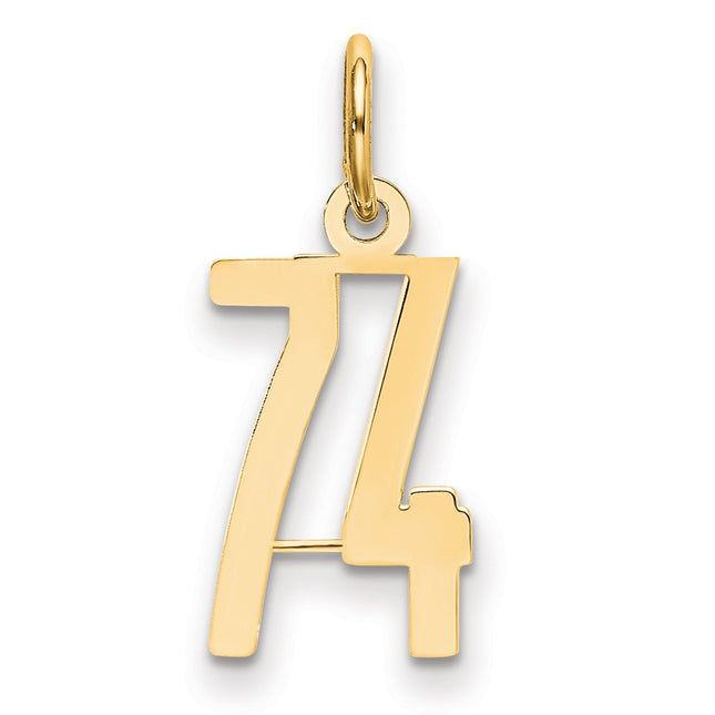 14k Yellow Gold Jewelry Style LES74 - Classique Jewelry Inc.