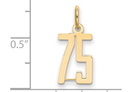 14k Yellow Gold Jewelry Style LES75 - Classique Jewelry Inc.