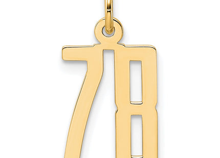 14k Yellow Gold Jewelry Style LES78 - Classique Jewelry Inc.