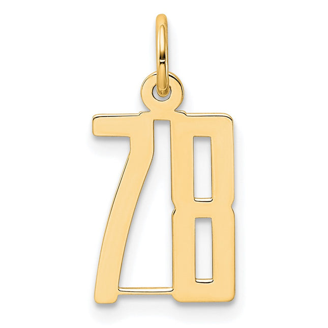 14k Yellow Gold Jewelry Style LES78 - Classique Jewelry Inc.