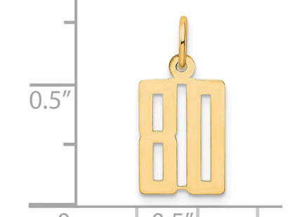 14k Yellow Gold Jewelry Style LES80 - Classique Jewelry Inc.