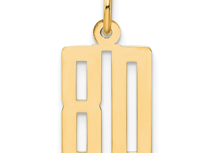 14k Yellow Gold Jewelry Style LES80 - Classique Jewelry Inc.