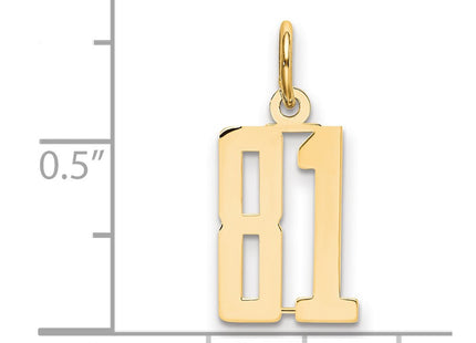 14k Yellow Gold Jewelry Style LES81 - Classique Jewelry Inc.