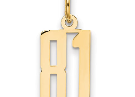 14k Yellow Gold Jewelry Style LES81 - Classique Jewelry Inc.