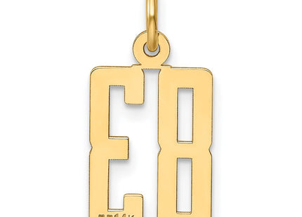 14k Yellow Gold Jewelry Style LES83 - Classique Jewelry Inc.