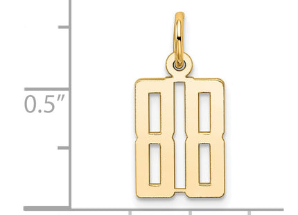 14k Yellow Gold Jewelry Style LES88 - Classique Jewelry Inc.