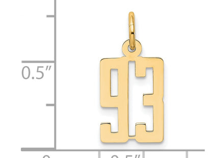 14k Yellow Gold Jewelry Style LES93 - Classique Jewelry Inc.