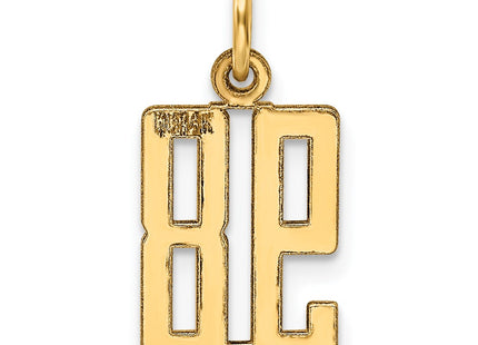 14k Yellow Gold Jewelry Style LES98 - Classique Jewelry Inc.