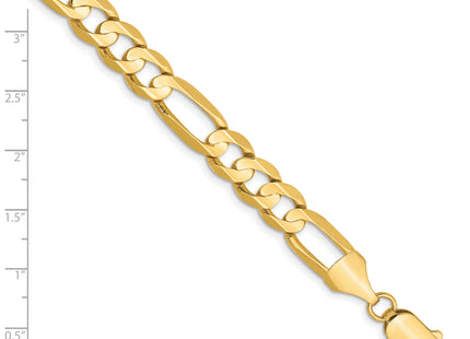 14k Concave Open Figaro Chain