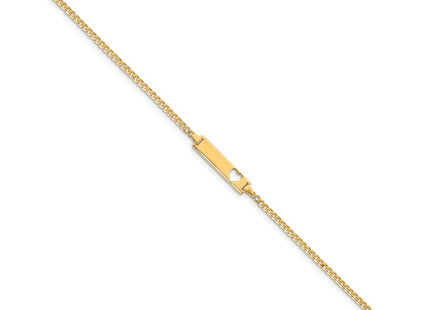 14k Yellow Gold Chain Bracelets Style LID10 - Classique Jewelry Inc.