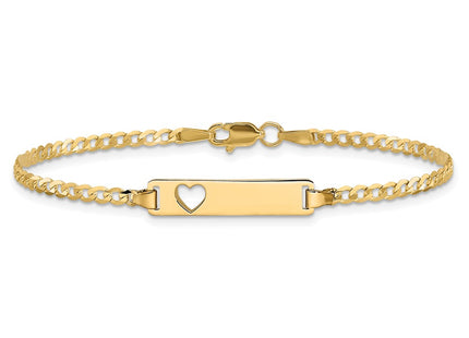 14k Yellow Gold Chain Bracelets Style LID10 - Classique Jewelry Inc.