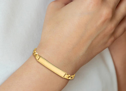 14k Yellow Gold Chain Bracelets Style LID102 - Classique Jewelry Inc.
