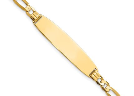 14k Yellow Gold Chain Bracelets Style LID108 - Classique Jewelry Inc.