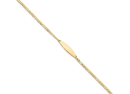 14k Yellow Gold Chain Bracelets Style LID110 - Classique Jewelry Inc.