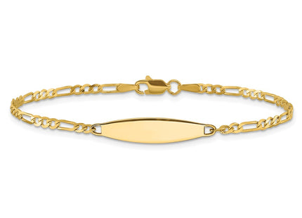 14k Yellow Gold Chain Bracelets Style LID110 - Classique Jewelry Inc.