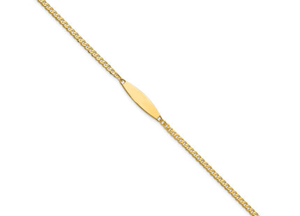 14k Yellow Gold Chain Bracelets Style LID111 - Classique Jewelry Inc.