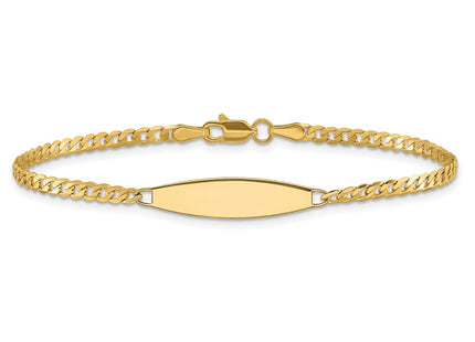 14k Yellow Gold Chain Bracelets Style LID111 - Classique Jewelry Inc.