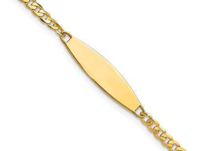 14k Yellow Gold Chain Bracelets Style LID111 - Classique Jewelry Inc.