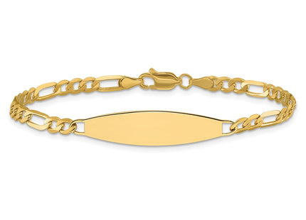 14k Yellow Gold Chain Bracelets Style LID112 - Classique Jewelry Inc.