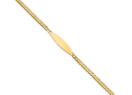 14k Yellow Gold Chain Bracelets Style LID113 - Classique Jewelry Inc.
