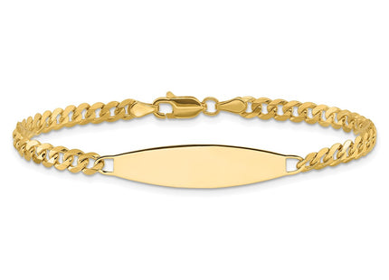 14k Yellow Gold Chain Bracelets Style LID113 - Classique Jewelry Inc.