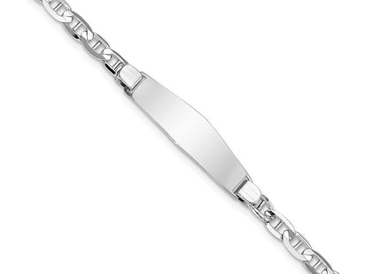 14k White Gold Chain Bracelets Style LID67CW - Classique Jewelry Inc.