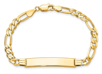 14k Yellow Gold Chain Bracelets Style LID78 - Classique Jewelry Inc.