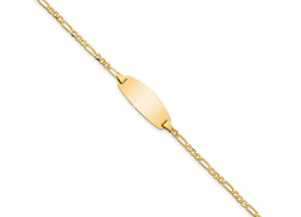14k Yellow Gold Chain Bracelets Style LID84 - Classique Jewelry Inc.