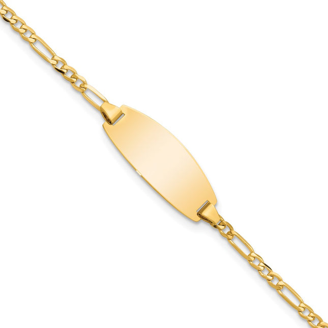 14k Yellow Gold Chain Bracelets Style LID84 - Classique Jewelry Inc.