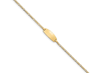 14k Yellow Gold Chain Bracelets Style LID84 - Classique Jewelry Inc.