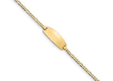 14k Yellow Gold Chain Bracelets Style LID84 - Classique Jewelry Inc.