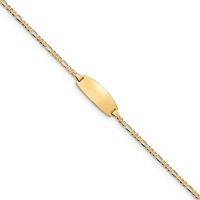 14k Yellow Gold Chain Bracelets Style LID84 - Classique Jewelry Inc.