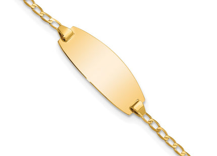 14k Yellow Gold Chain Bracelets Style LID85 - Classique Jewelry Inc.