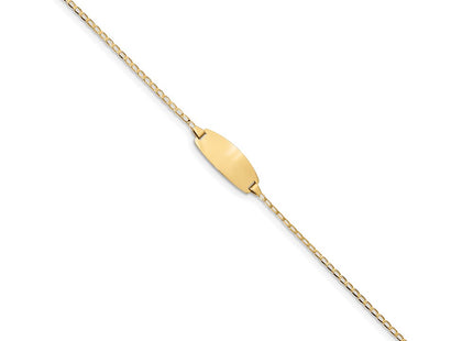 14k Yellow Gold Chain Bracelets Style LID85 - Classique Jewelry Inc.