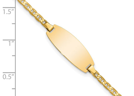 14k Yellow Gold Chain Bracelets Style LID86 - Classique Jewelry Inc.