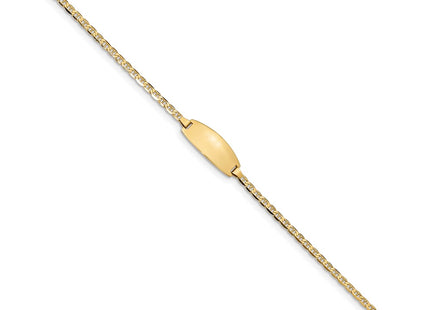 14k Yellow Gold Chain Bracelets Style LID86 - Classique Jewelry Inc.