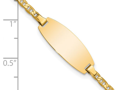 14k Yellow Gold Chain Bracelets Style LID86 - Classique Jewelry Inc.