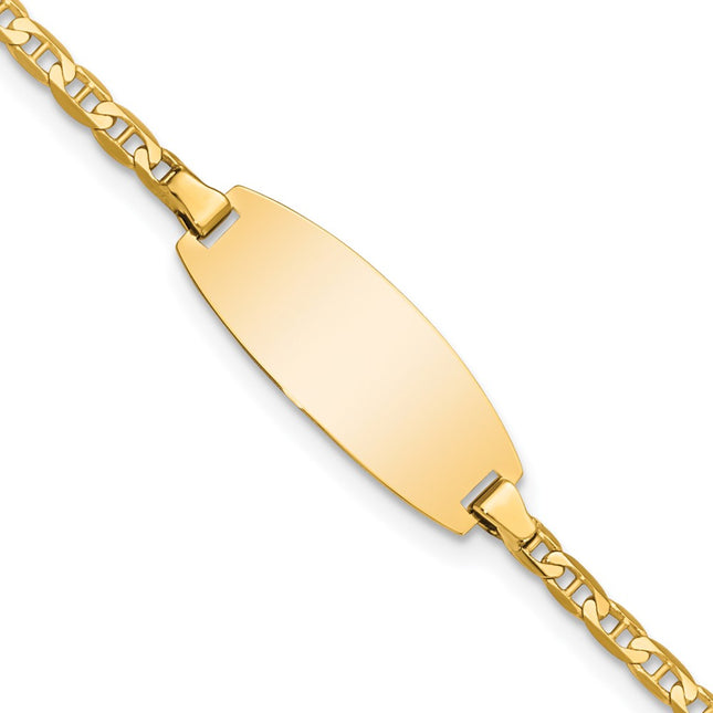 14k Yellow Gold Chain Bracelets Style LID86 - Classique Jewelry Inc.