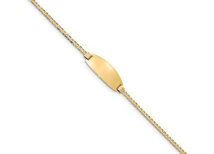 14k Yellow Gold Chain Bracelets Style LID88 - Classique Jewelry Inc.
